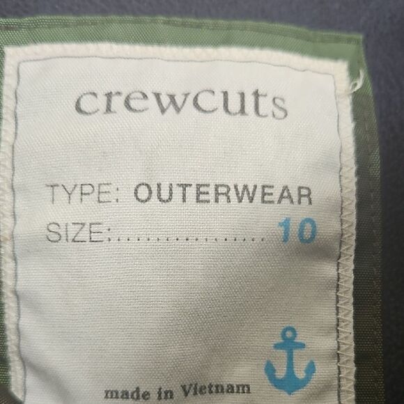 Crewcuts Green and Brown Puffer Jacket with Hood - Picture 2 of 16